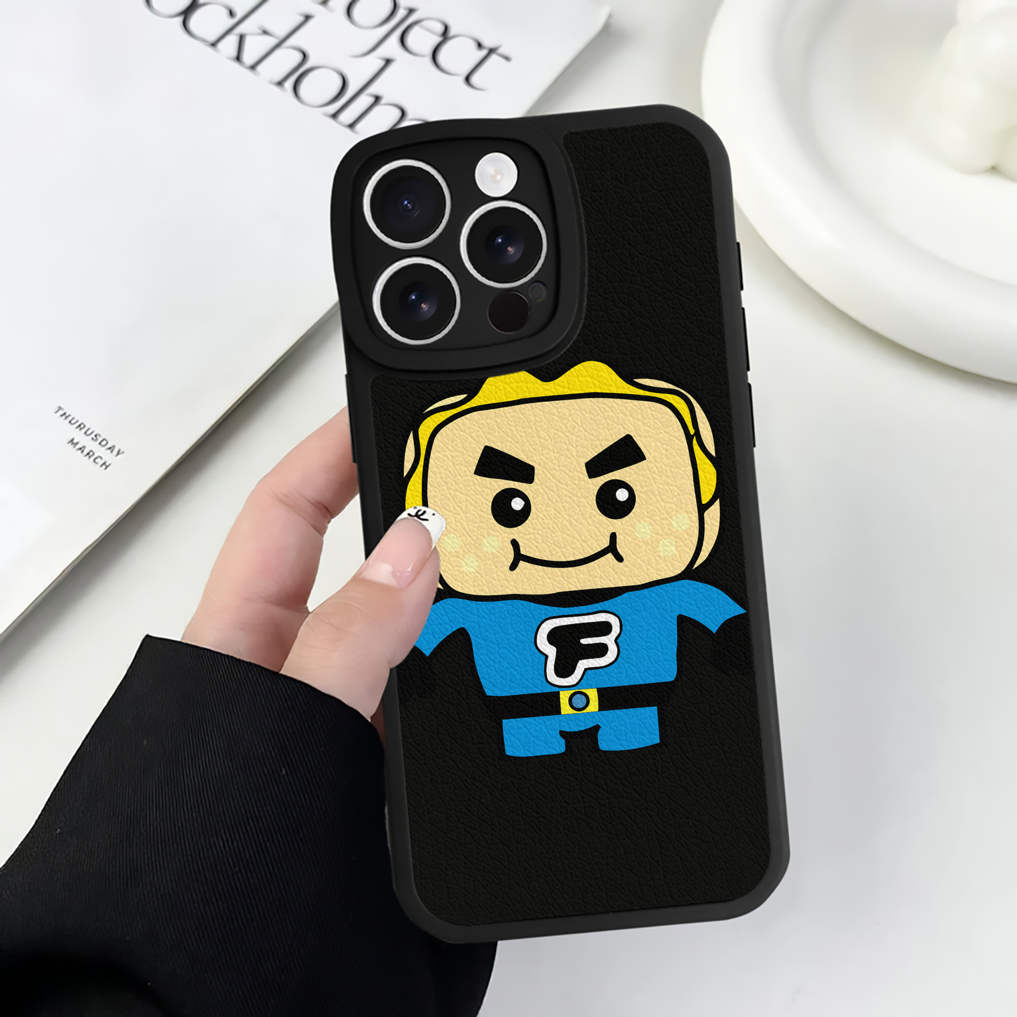 （画像用） アンパンマン Anpanman 【iPhone 16シリーズ対応】シリコンスマホケース（レザー調） 材質：シリコン